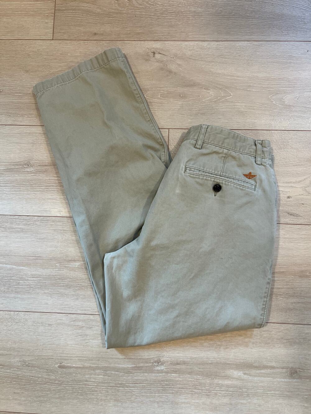 Pacific Field Kahki Flat Front Chinos 100% Cotton Size 32X32 JL